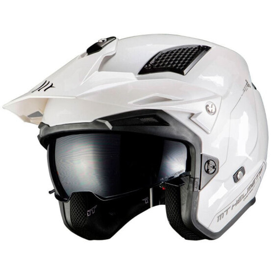 MT HELMETS District SV Solid open face helmet