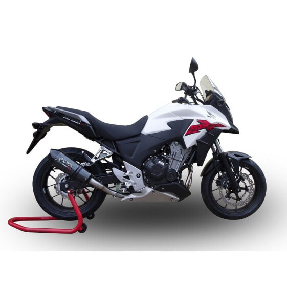 GPR EXHAUST SYSTEMS GPE Anniversary Poppy Honda CB400 X 2013-2015 Conical homologated slip on muffler