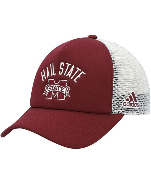 Men's Maroon Mississippi State Bulldogs Dowsing and Bell Trucker Snapback Hat