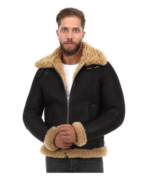 Men's Shearling RAF B3 Aviator Jacket