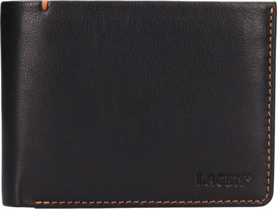 Pánská kožená peněženka LG-2119 BLK