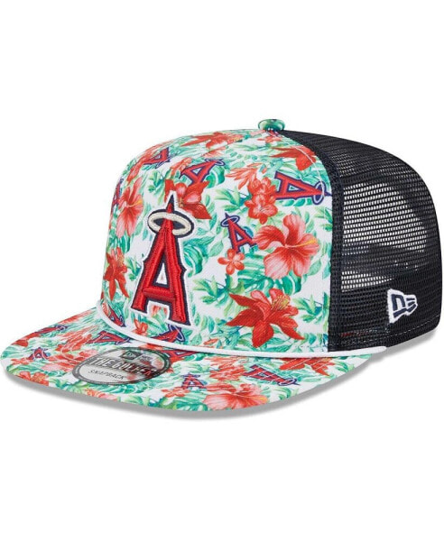 Men's Los Angeles Angels Tropic Floral Golfer Snapback Hat