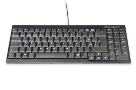 DIGITUS Keyboard Suitable for TFT Consoles, Swiss Layout