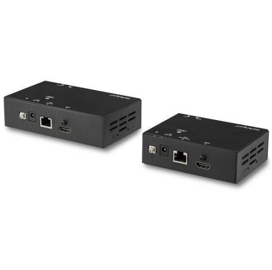 StarTech.com HDMI Over CAT6 Extender - Power Over Cable - Up to 70 m (230 ft.) - 3840 x 2160 pixels - AV transmitter & receiver - 70 m - Wired - Black
