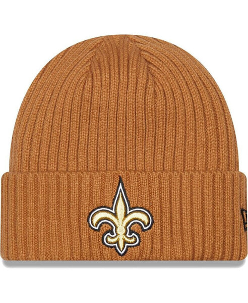 Men's Brown New Orleans Saints Core Classic Cuffed Knit Hat