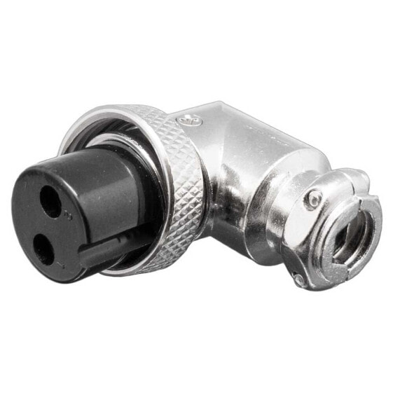 EUROCONNEX Microphone 2 Pin Angled 1191 Female GX16 Connector