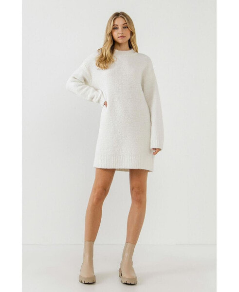 Women's Long-Sleeved Sweater Dress