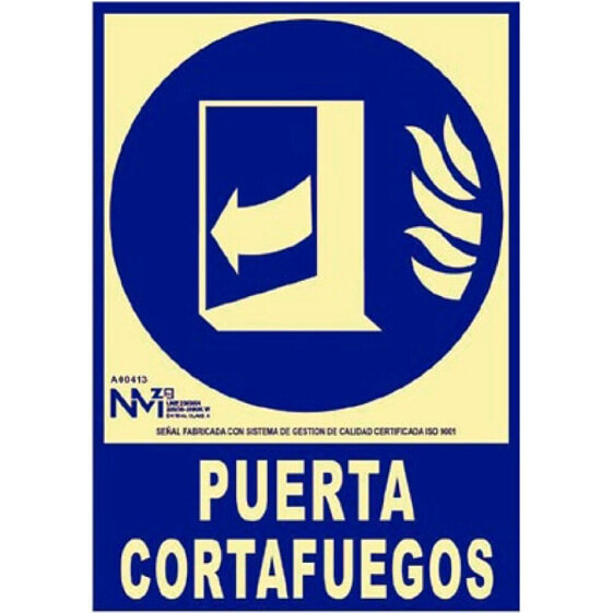 NORMALUZ Puerta Cortafuegos Sign 21x30 cm