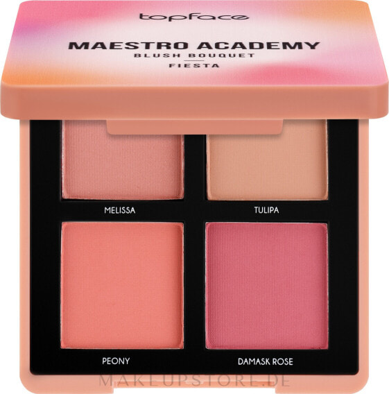 Rouge-Palette - Topface Maestro Academy Blush Bouquet 001 - Floral Harmony