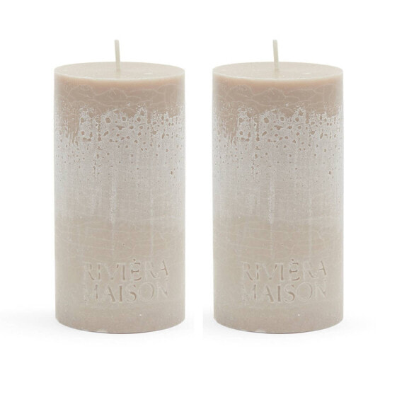 Pillar Candle ECO flax 7x13