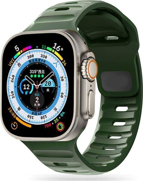 Tech-Protect Pasek do APPLE WATCH 4 / 5 / 6 / 7 / 8 / SE (38 / 40 / 41 MM) Tech-Protect Iconband Line zielone