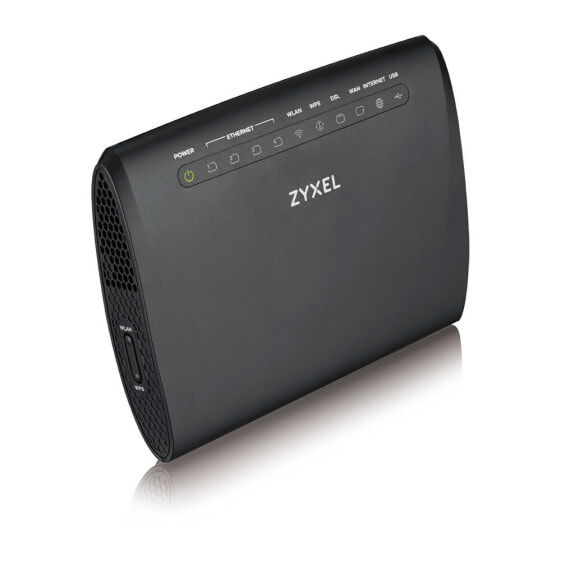 ZyXEL VMG3312-T20A - Wi-Fi 4 (802.11n) - Single-band (2.4 GHz) - Ethernet LAN - 3G - Black - Tabletop router
