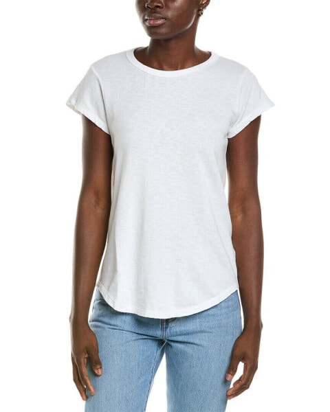 James Perse Cap Sleeve Sweat Top Women's White 0