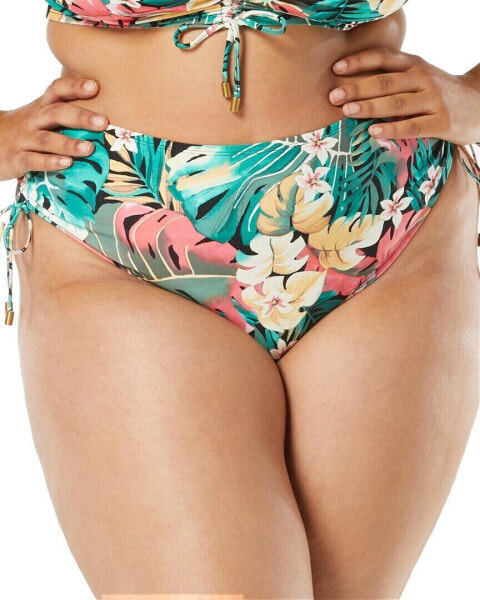 Coco Reef Inspire Shirred High Waist Bikini Bottom Women's