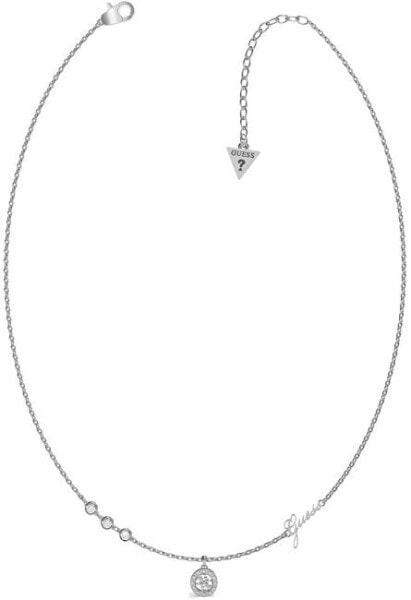 Elegant necklace with Swarovski Guess Miniature UBN79022 crystals