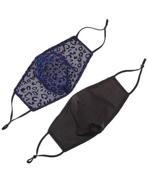 Marcus Adler Set Of 2 Cloth Face Masks Women's Blue