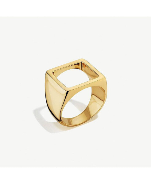 Open Square Statement Ring