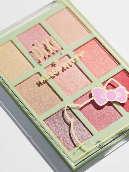 Pixi  Hello Kitty Chrome Glow Palette Хайлайтер и румяна в палетке 25,2 г