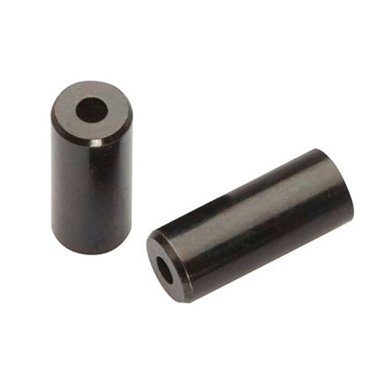 JAGWIRE Tips Workshop End Caps Open-4 mm Shift-Black-Brass 50Pcs