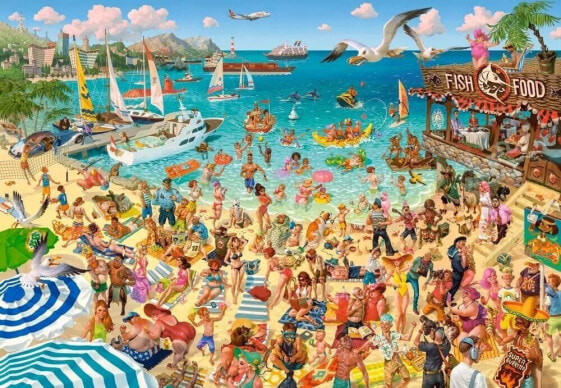 Castorland Puzzle 1000 Fun by the Sea CASTOR