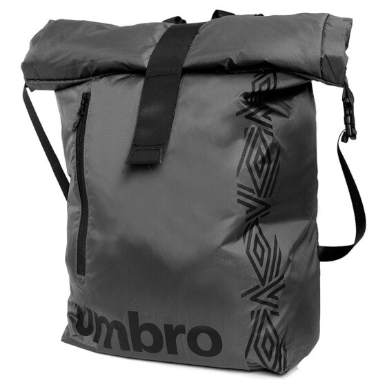 Мужской спортивный рюкзак серый UMBRO Padded Rolltop Backpack