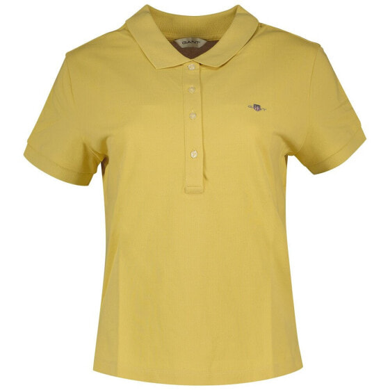 GANT Slim Sheild Cap Pique short sleeve polo