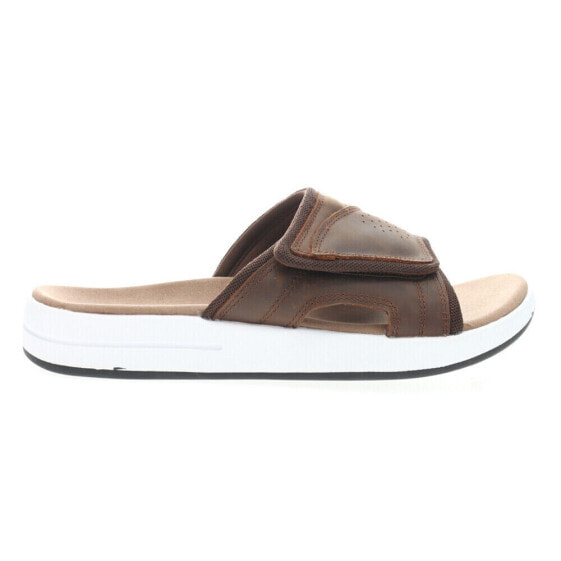 Propet Emerson Slide Mens Brown Casual Sandals MSV021PBR