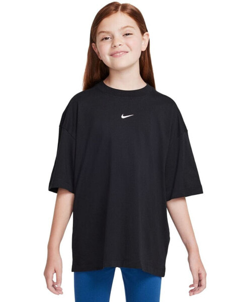 Big Girls Sportswear Cotton Oversized T-Shirt