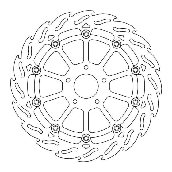 MOTO-MASTER Flame Husqvarna/KTM 112177 Left Front Brake Disc