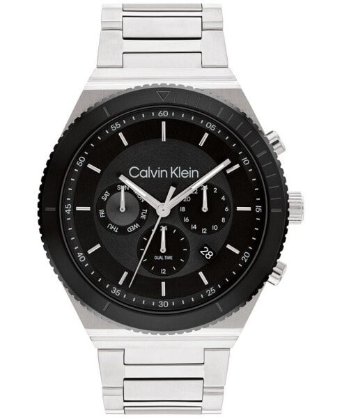 Часы Calvin Klein Silver-Tone Stainless Steel 445mm