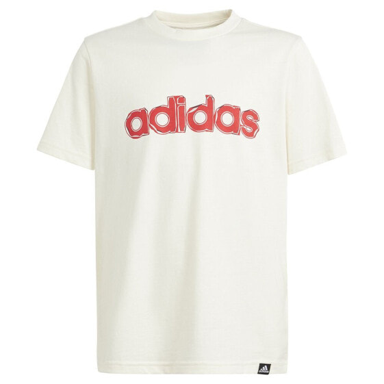 Футболка Adidas с коротким рукавом и графическим принтом