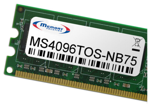 Memorysolution Memory Solution MS4096TOS-NB75 - 4 GB