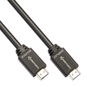 Kindermann HDMI Aktiv Kabel 15 m - 4K60 - - Digital/Display/Video - Cable - Digital/Display/Video