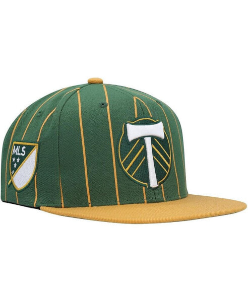 Men's Green Portland Timbers Team Pin Snapback Hat