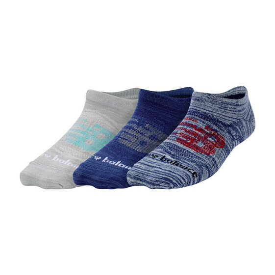 NEW BALANCE Flat Knit no show socks 3 pairs