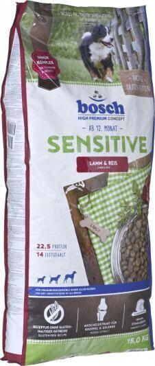 Bosch BOSCH Sensitive Lamb & Rice - karma dla psów z wrażliwym żołądkiem z jagnięciną i ryżem 15kg