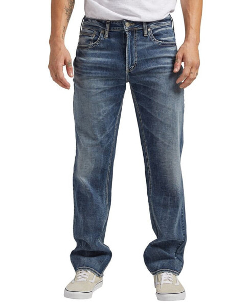 Джинсы прямого покроя Silver Jeans Co. Grayson классические для мужчин