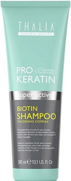 Stärkendes Shampoo mit Keratin und Biotin