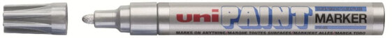 Фломастер масляный Uni Mitsubishi Pencil Marker PX20 серебряный (UN5047)