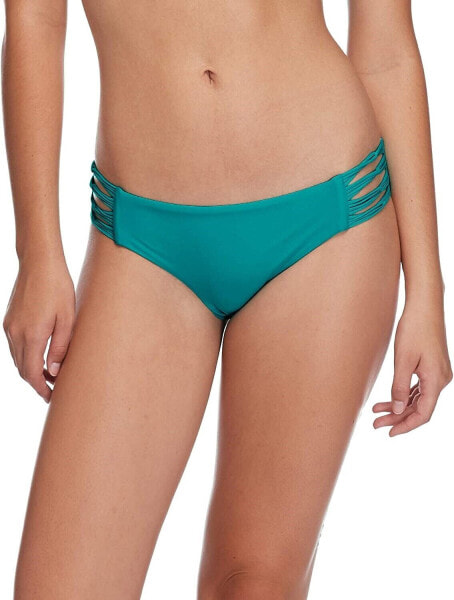 Body Glove Women's 236825 Smoothies Ruby Solid Bikini Bottom Swimwear Size M
