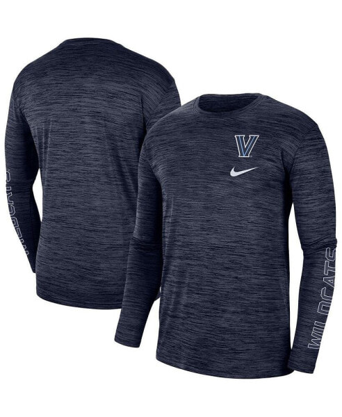 Men's Navy Villanova Wildcats Velocity Legend Team Performance Long Sleeve T-shirt