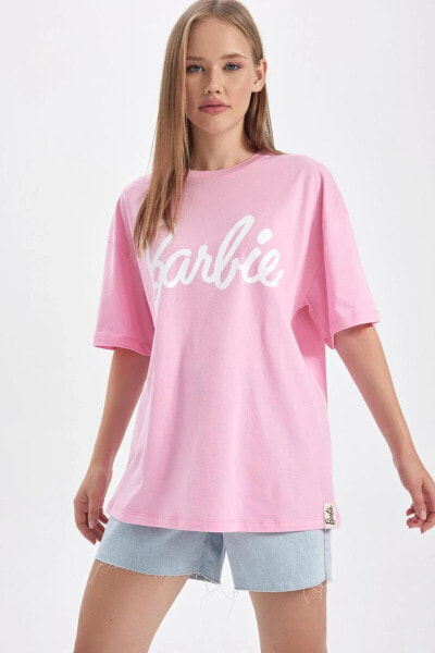 Coool Barbie Oversize Fit Baskılı Kısa Kollu Tişört B1093ax23hs