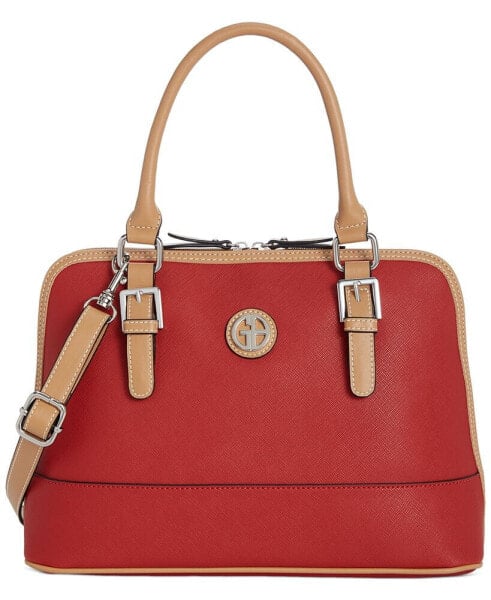 Saffiano Dome Satchel, Created for Macy's