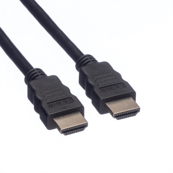 Разъем и переходник HDMI Type A (Standard) ROLINE 11.04.5934, 5 м, 3D, с аудиообратным каналом (ARC), черный