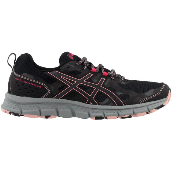 ASICS GelScram 4 Trail Running Womens Black Sneakers Athletic Shoes 1012A039-00