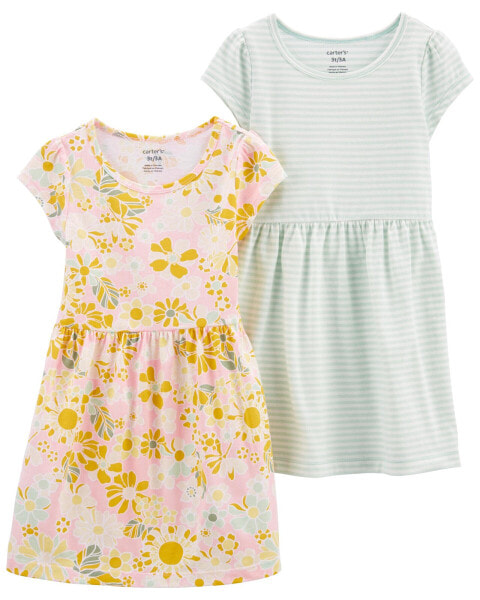 Toddler 2-Pack Cotton Dresses 2T