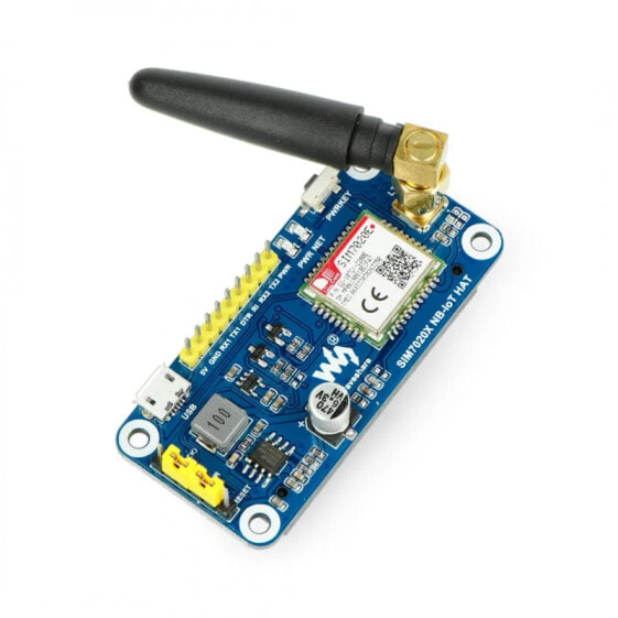 NB-IoT HAT -GSM SIM7020E - Hat for Raspberry Pi 4B/3B+/3B/2B/Zero - Waveshare 15936