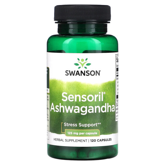 Sensoril Ashwagandha, 125 mg, 120 Capsules