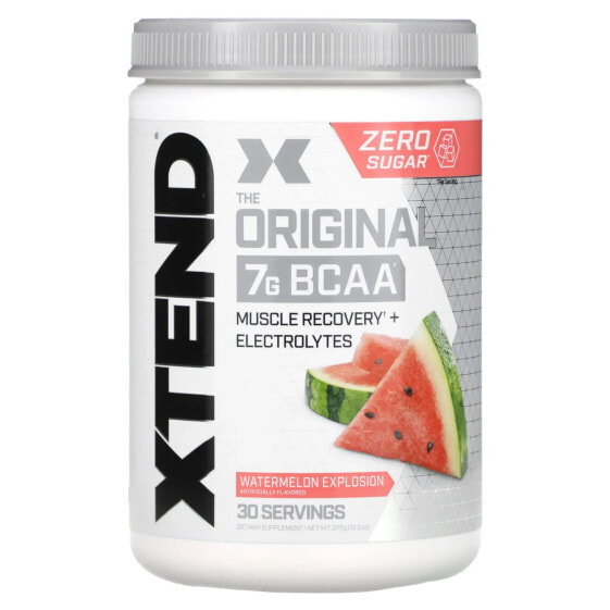 Xtend, The Original, 7 г аминокислот с разветвленной цепью (BCAA), со вкусом арбуза, 390 г (13,7 унции)