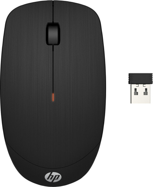 HP Wireless Mouse X200 - Ambidextrous - Optical - RF Wireless - 1600 DPI - Black